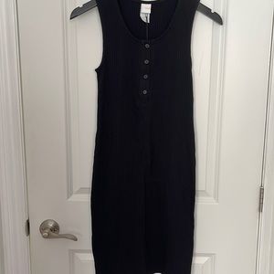 Lole ribbed black dress